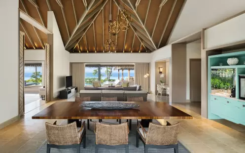 2. Two-Bedroom Beach Villa_Living and Dining Area